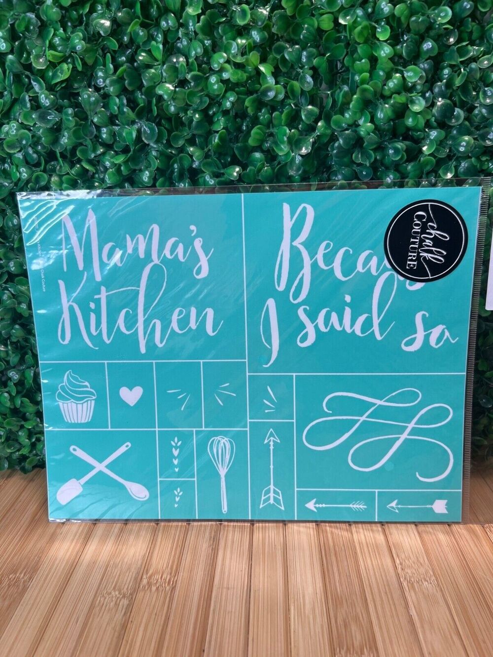 New Chalk Couture Mama’s Kitchen Transfer Retired 2018 Crafting Gift